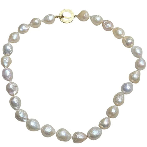 Collier Collier de perles baroques en or jaune 18 carats 58 Facettes COP39