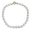 Collier Collier de perles ovales avec fermoir en or jaune 18 carats 58 Facettes COP40
