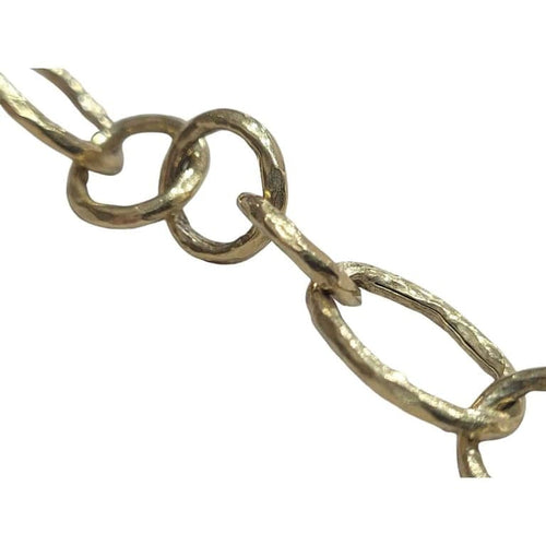 Collier Collier à maillons et perles en or jaune 18 carats 58 Facettes CO49