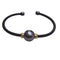 Bracelet Bracelet en perle de Tahiti en acier noir et or jaune 18 carats 58 Facettes PUV210