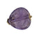 Bague 59 Bague en or jaune 18 carats et améthyste 58 Facettes T15