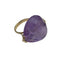 Bague 59 Bague en or jaune 18 carats et améthyste 58 Facettes T15