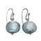 Bague 54 Bague en or blanc 18 carats et verre de Murano bleu 58 Facettes S183PE237