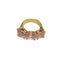 Bague Bague française en or rose 18 carats avec roses françaises 58 Facettes S306
