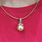 Pendentif Pendentif en perle australienne en or blanc 18 carats et diamants 58 Facettes CL 181