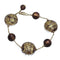 Bracelet Bracelet en verre de Murano et or jaune 18 carats 58 Facettes P100