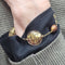 Bracelet Bracelet en verre de Murano et or jaune 18 carats 58 Facettes P100
