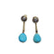 Boucles d'oreilles Boucles d'oreilles en or jaune 18 carats, turquoises et diamants 58 Facettes PE144