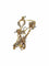 Collier Collier maille gourmette en or bicolore 18 carats 58 Facettes