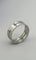 Bague 61 Dinh Van Seventies - Alliance en or gris 18 carats 58 Facettes