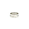 Bague 61 Dinh Van Seventies - Alliance en or gris 18 carats 58 Facettes