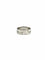 Bague 61 Dinh Van Seventies - Alliance en or gris 18 carats 58 Facettes