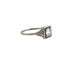 Bague 60 Art déco - Bague solitaire en platine et diamants 58 Facettes
