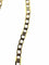 Collier Chaîne maille Figaro 1+3 en or bicolore 18 carats 58 Facettes
