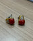Boucles d'oreilles André Col - Boucles d’oreilles vintage en or jaune 18 carats, diamants et corail 58 Facettes