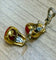 Boucles d'oreilles André Col - Boucles d’oreilles vintage en or jaune 18 carats, diamants et corail 58 Facettes
