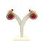 Boucles d'oreilles BVLGARI - Boucles d’oreilles clip vintage en or jaune 18 carats, diamants et rubis 58 Facettes