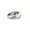 Bague 54 Cartier - Bague jonc anglais en or blanc 18 carats et diamant 58 Facettes