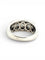 Bague 54 Bague bandeau en or blanc 18 carats et diamants 58 Facettes