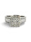 Bague 49 Bague en or blanc 18 carats sertie de diamants 58 Facettes