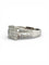 Bague 49 Bague en or blanc 18 carats sertie de diamants 58 Facettes