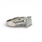 Bague 49 Bague en or blanc 18 carats sertie de diamants 58 Facettes