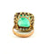 Bague 53 Bague en or jaune 18 carats, émeraude et diamants 58 Facettes