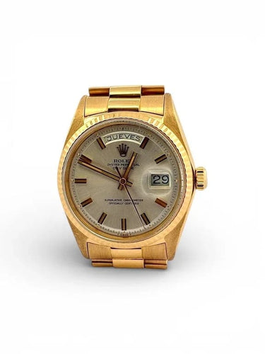Montre Rolex Day-Date 1803 vintage - Montre en or jaune 18 carats, cadran tritium 58 Facettes
