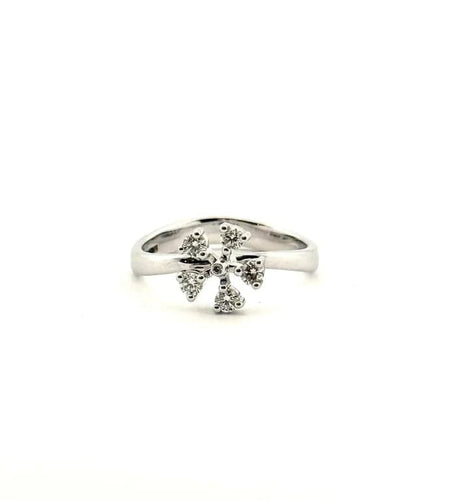 Bague 50 De Beers Corsage - Bague en or blanc 18 carats et diamants 58 Facettes