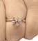 Bague 50 De Beers Corsage - Bague en or blanc 18 carats et diamants 58 Facettes