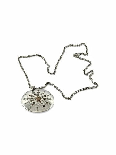 Collier De Beers Talisman - Chaîne et pendentif en or blanc 18 carats et diamants 58 Facettes