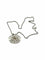 Collier De Beers Talisman - Chaîne et pendentif en or blanc 18 carats et diamants 58 Facettes