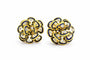 Boucles d'oreilles Boucles d’oreilles clips en or 18 carats, diamants et émail bleu 58 Facettes