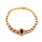 Collier Cartier vintage - Collier ras-de-cou en or jaune 18 carats, diamants et rubis 58 Facettes