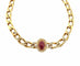 Collier Cartier vintage - Collier ras-de-cou en or jaune 18 carats, diamants et rubis 58 Facettes