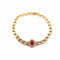 Collier Cartier vintage - Collier ras-de-cou en or jaune 18 carats, diamants et rubis 58 Facettes