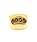 Bague 53 Bague en or jaune 18 carats sertie de diamants taille princesse 58 Facettes