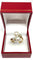 Bague 59 Bague toi et moi en or jaune 18 carats, perles et diamants 58 Facettes
