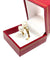 Bague 59 Bague toi et moi en or jaune 18 carats, perles et diamants 58 Facettes
