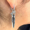Boucles d'oreilles Boucles d’oreilles cocktail en or blanc 18 carats et diamants 58 Facettes