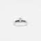 Bague 51 Bague solitaire en or blanc 18 carats et diamants 0,40 ct 58 Facettes