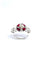 Bague 50 Duo de bagues - Bagues en or blanc avec diamants, rubis et saphirs 58 Facettes