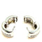 Boucles d'oreilles Boucles d’oreilles mini-créoles en or blanc 18 carats et diamants 58 Facettes