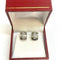 Boucles d'oreilles Boucles d’oreilles mini-créoles en or blanc 18 carats et diamants 58 Facettes