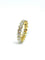 Bague 50 Alliance en or jaune 18 carats et diamants 58 Facettes