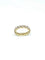 Bague 50 Alliance en or jaune 18 carats et diamants 58 Facettes