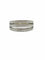 Bague 54 Bague 2 lignes de diamants en or blanc 18 carats 58 Facettes