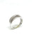 Bague 54 Bague 2 lignes de diamants en or blanc 18 carats 58 Facettes