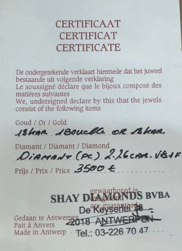 Boucles d'oreilles Parure - Collier et boucles d’oreilles en or blanc 18 carats et diamants 58 Facettes