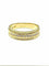 Bague 70 Alliance - Bague en or jaune 18 carats et diamants 58 Facettes